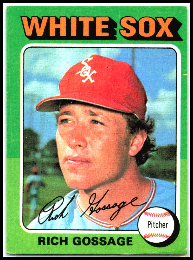 1975 Topps #554 Rich Gossage Chicago White Sox