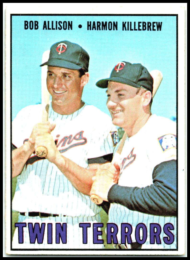 1967 Topps #334 Twin Terrors Minnesota Twins