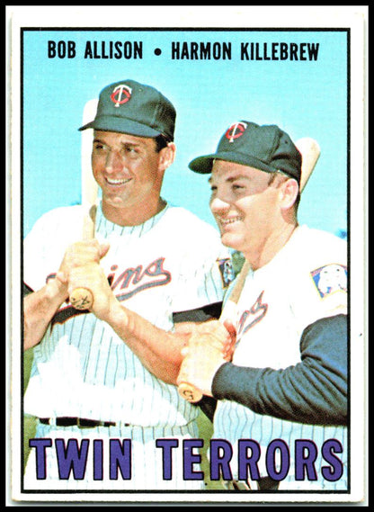 1967 Topps #334 Twin Terrors Minnesota Twins