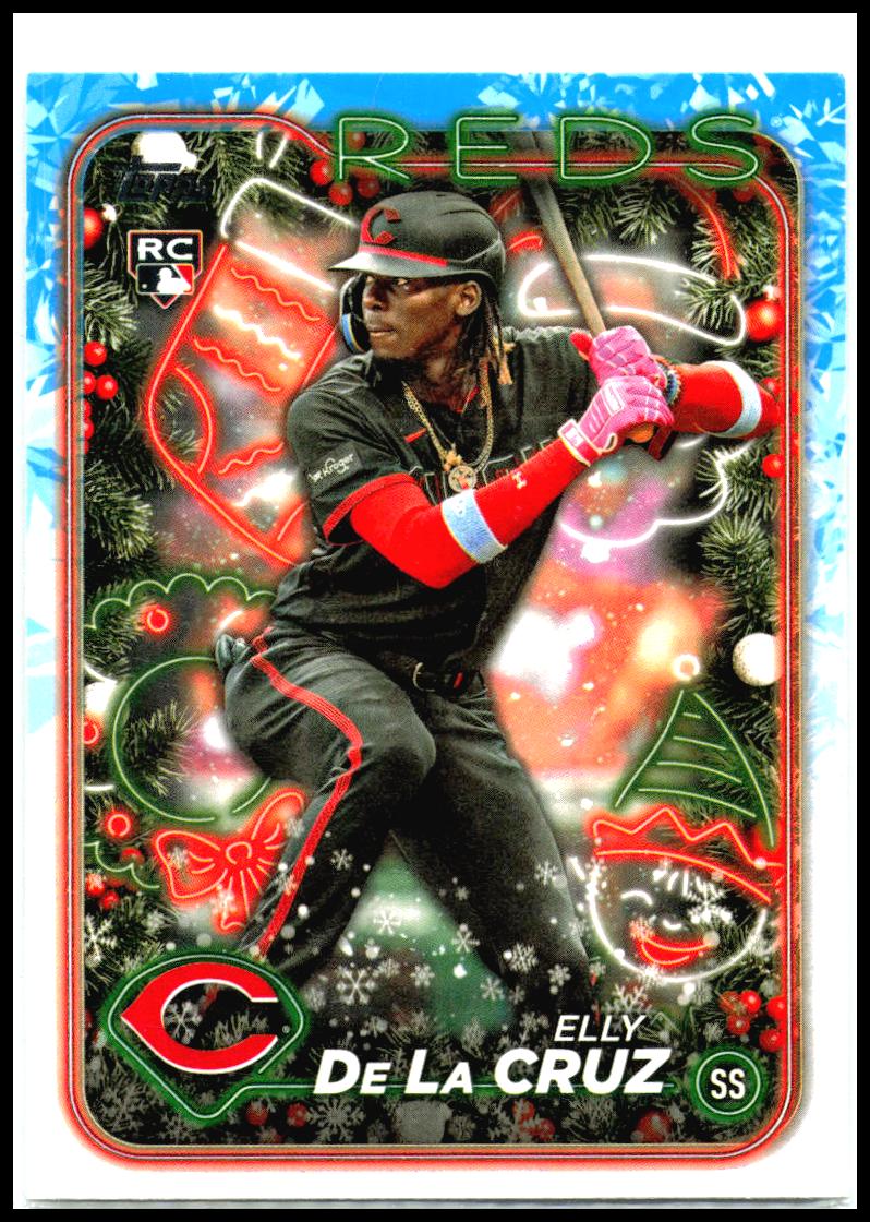 2024 Topps Holiday #H102 Elly De La Cruz Cincinnati Reds