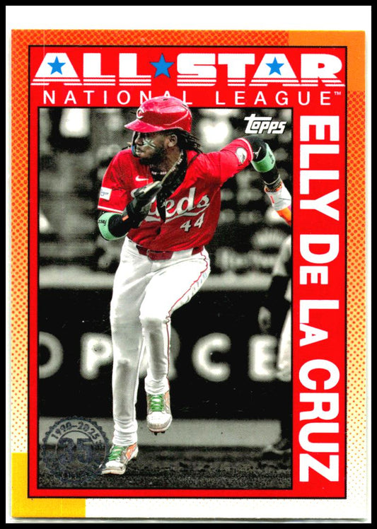 2025 Topps 1990 Topps 35th Anniversary All-Stars #90AS-6a Elly De La Cruz Reds