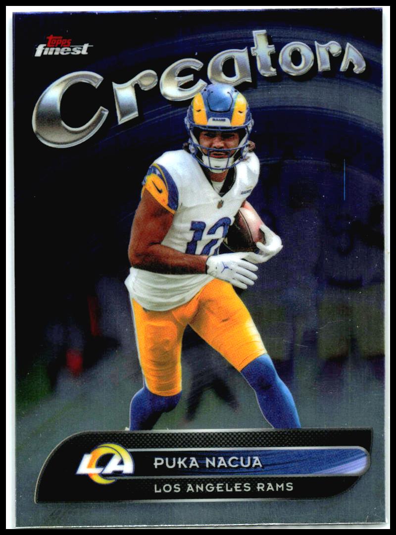 2025 Finest Creators #CR-18 Puka Nacua Los Angeles Rams