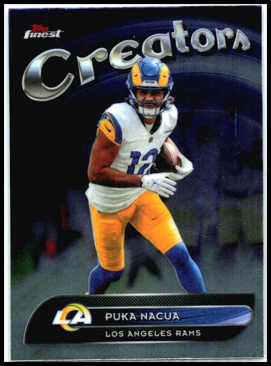 2025 Finest Creators #CR-18 Puka Nacua Los Angeles Rams