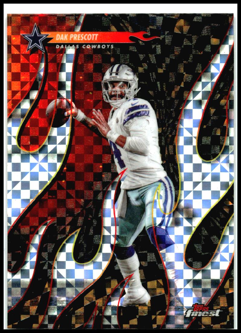 2025 Finest Torchers X-Fractor #T-14 Dak Prescott Dallas Cowboys