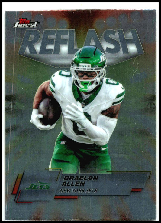 2025 Finest Reflash #RF-8 Braelon Allen New York Jets