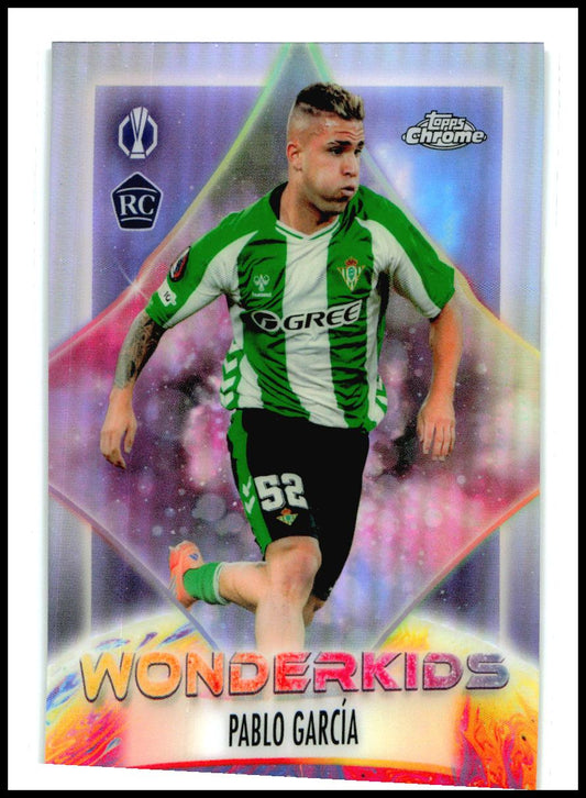 2025-26 Topps Chrome UEFA Club Wonderkids #WK-16 Pablo García Betis