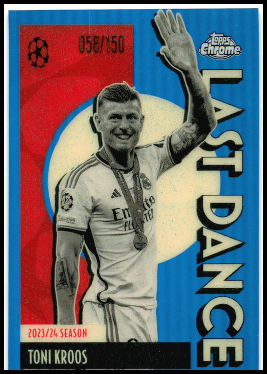 2025-26 Topps Chrome UEFA Club Last Dance Blue #/150 #LD-1 Toni Kroos