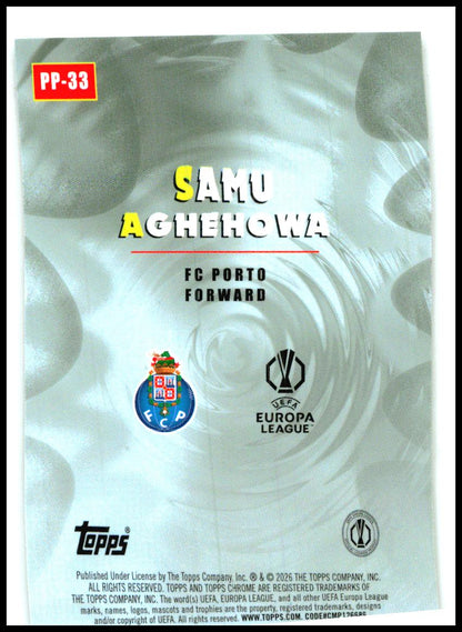 2025-26 Topps Chrome UEFA Club Power Players #PP-12 Romelu Lukaku Napoli