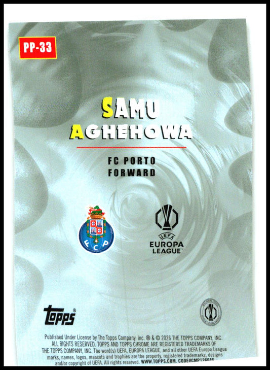 2025-26 Topps Chrome UEFA Club Power Players #PP-12 Romelu Lukaku Napoli