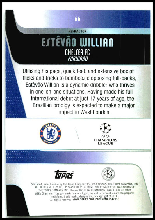 2025-26 Topps Chrome UEFA Club Competitions Refractor #97 Raphinka