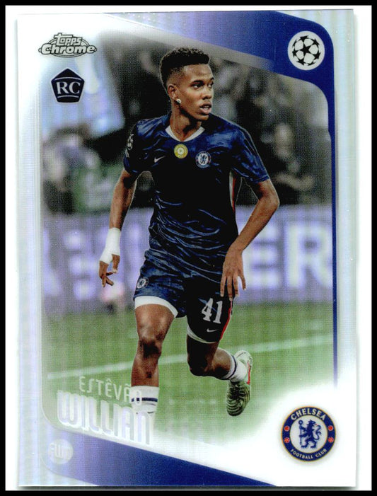 2025-26 Topps Chrome UEFA Club Refractor #66 Estêvão Willian Chelsea FC