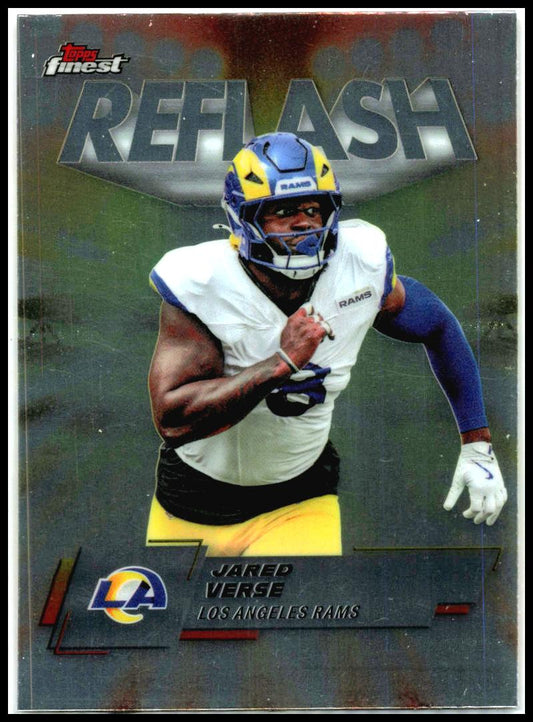 2025 Finest Reflash #RF-19 Jared Verse Los Angeles Rams