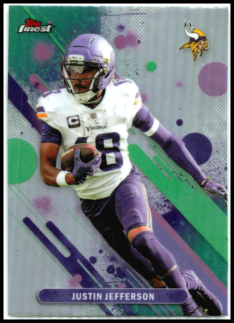 2026 Topps Finest refractor #90 Justin Jefferson Viking