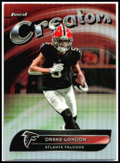 2025 Finest Creators Refractor #CR-2 Drake London Atlanta Falcons