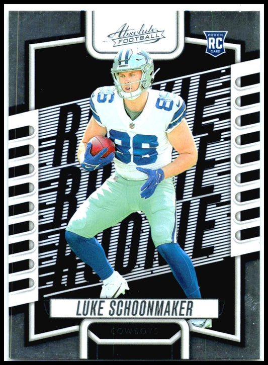 2023 Panini Absolute #121 Luke Schoonmaker Dallas Cowboys