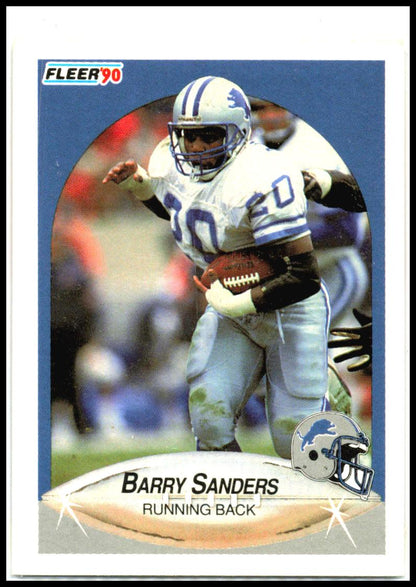 1990 Fleer #284 Barry Sanders Detroit Lions