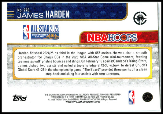 2025-26 Hoops all star #276 James Harden