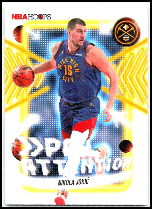 2025-26 Hoops pay attention #PA-10 Nikola Jokić