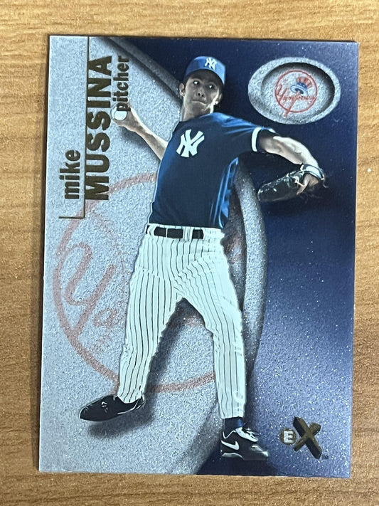 2001 Fleer E-X #91 Mike Mussina New York Yankees