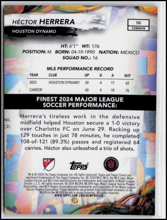 2024 Finest MLS #16 Héctor Herrera