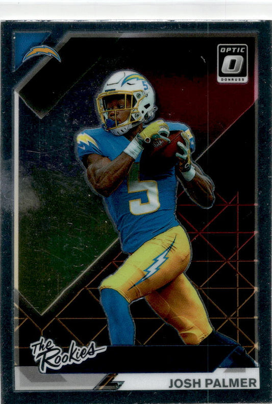 2021 Donruss Optic The Rookies #TR-18 Josh Palmer Los Angeles Chargers.