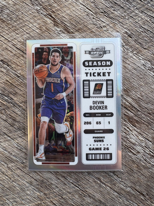 2022-23 Panini Contenders Optic Silver #96 Devin Booker Phoenix Suns