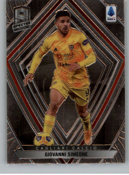 2020-21 Panini Chronicles - Spectra Serie A #18 Giovanni Simeone