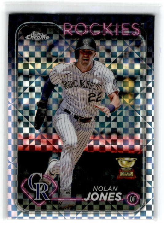 2024 Topps Chrome X-Fractors #240 Nolan Jones Colorado Rockies