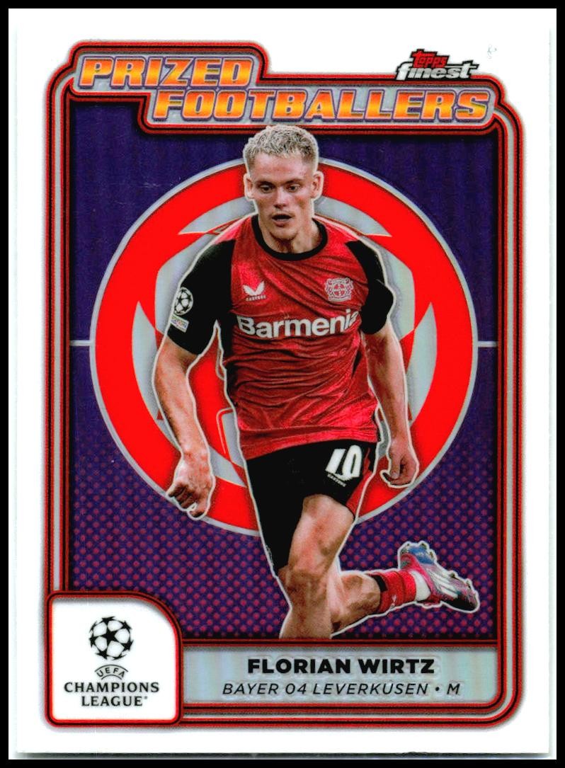 2024-25 Topps Finest UEFA Prized Fooballers #PF-11 Florian Wirtz