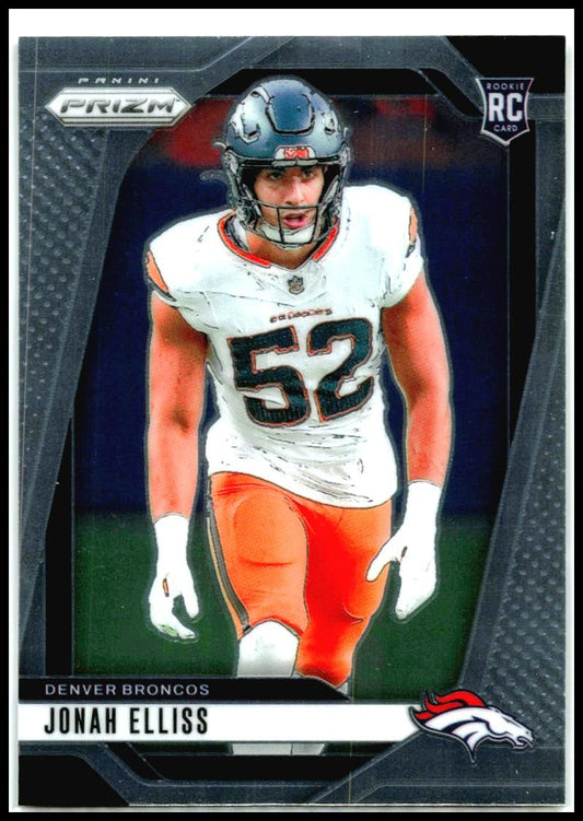 2024 Panini Prizm #356 Jonah Elliss Rookie Denver Broncos