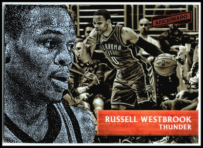 2016-17 Panini Aficionado #52 Russell Westbrook Oklahoma City Thunder