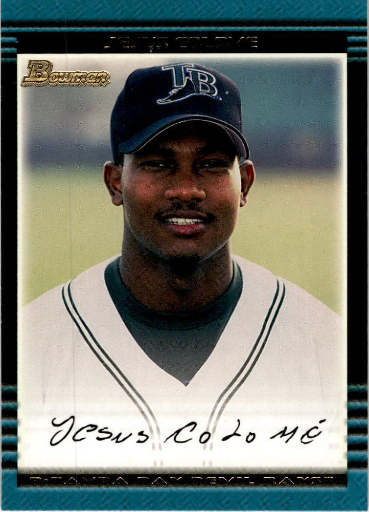 2002 Bowman #374 Jesus Colome Tampa Bay Devil Rays