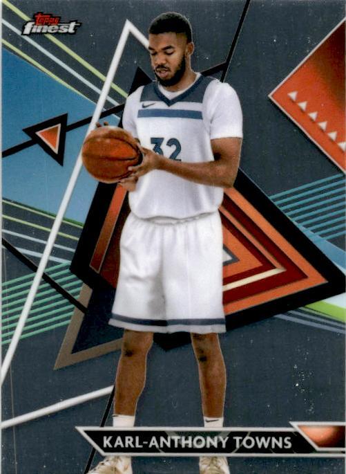 2023-24 Topps Finest Uncommon #138 Karl-Anthony Towns Minnesota