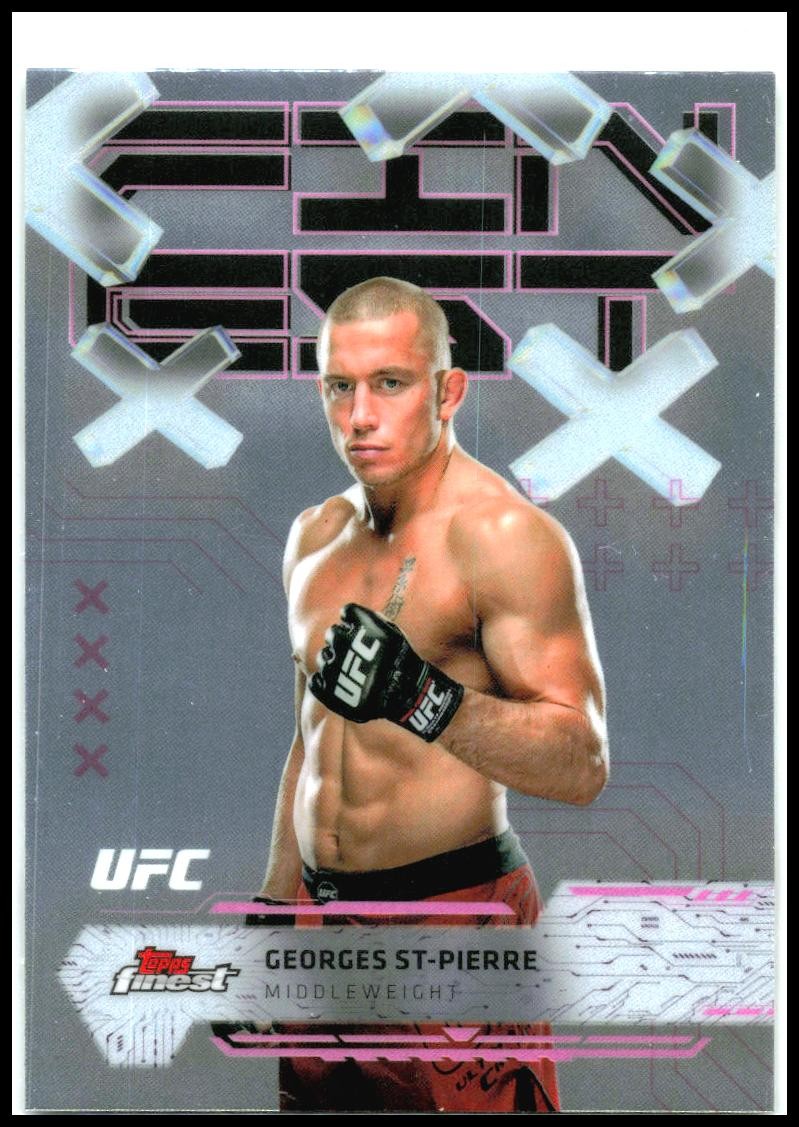2025 Topps Finest UFC Common #70 Georges St-Pierre