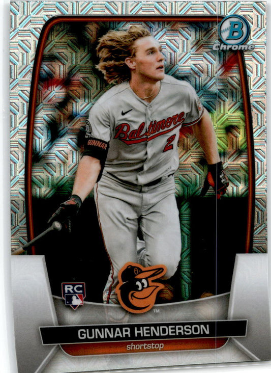 2023 Bowman Mojo Refractors #65 Gunnar Henderson Baltimore Orioles
