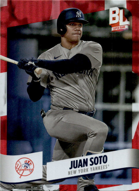 2024 Topps Big League Red Foil #288 Juan Soto New York Yankees