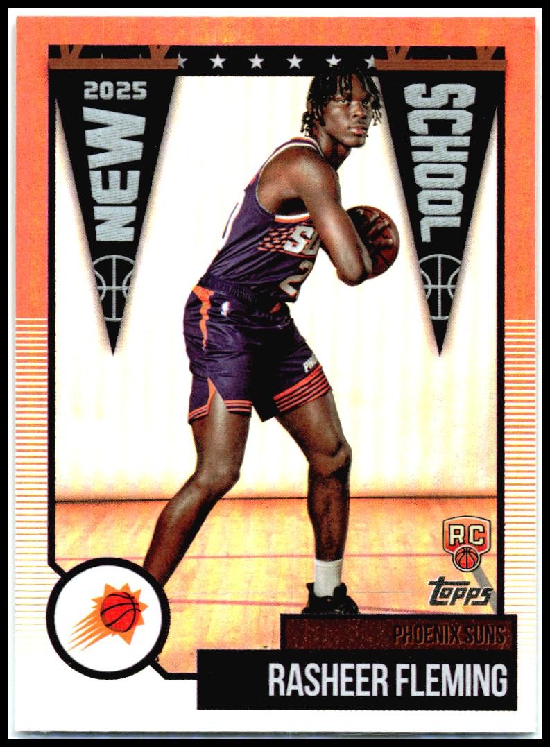 2025-26 Topps New School #NS-31 Rasheer Fleming Phoenix Suns