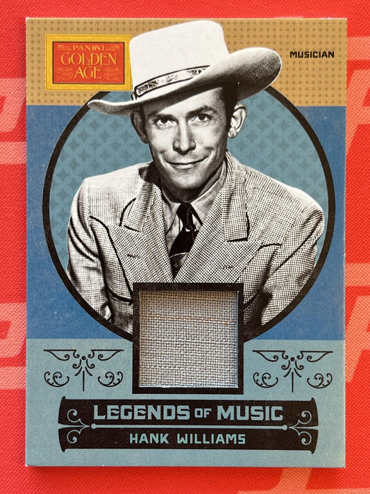 2014 Panini Golden Age Legends of Music Memorabilia #1 Hank Williams