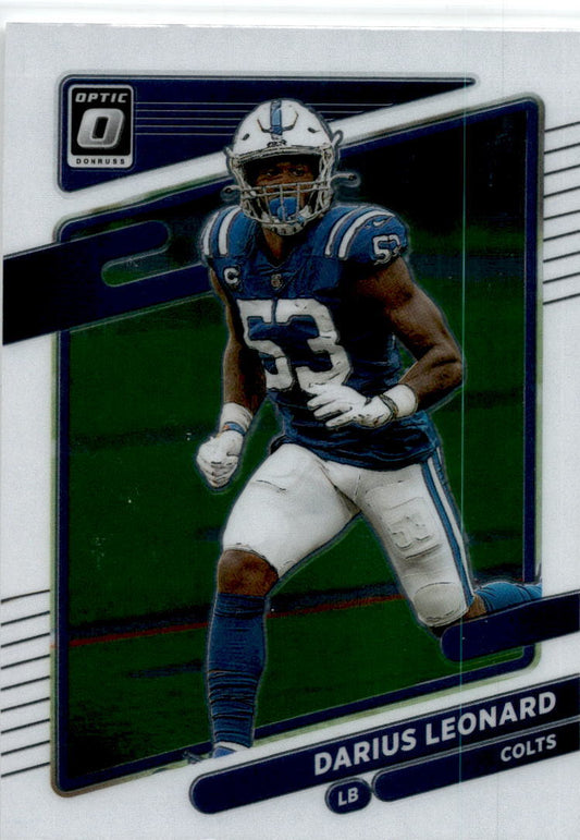 2021 Donruss Optic #112 Darius Leonard Indianapolis Colts