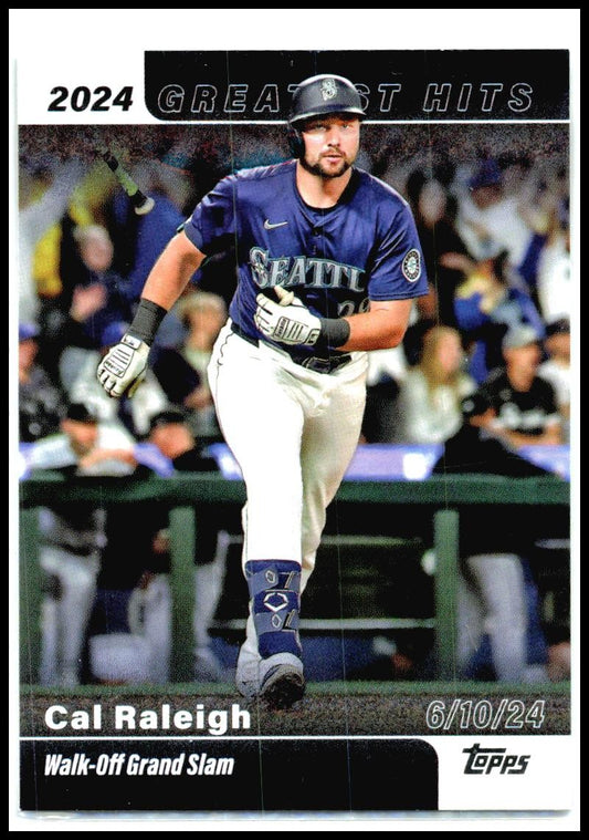2025 Topps 2024 Greatest Hits #GH-4 Cal Raleigh Seattle Mariners