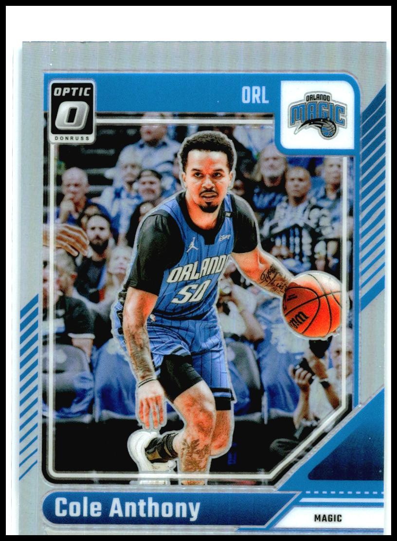 2024-25 Donruss Optic Holo #95 Cole Anthony Orlando Magic