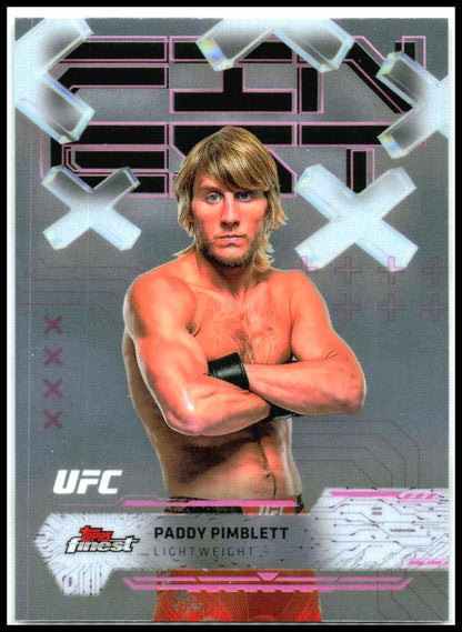 2025 Topps Finest UFC Common #10 Paddy Pimblett