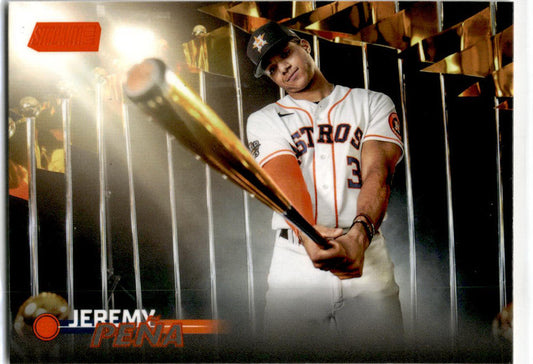 2023 Stadium Club Orange Foil #22 Jeremy Peña Houston Astros /199