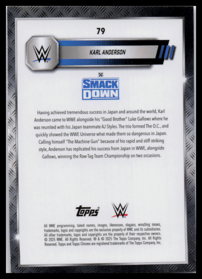 2024 Topps Chrome WWE #79 Karl Anderson