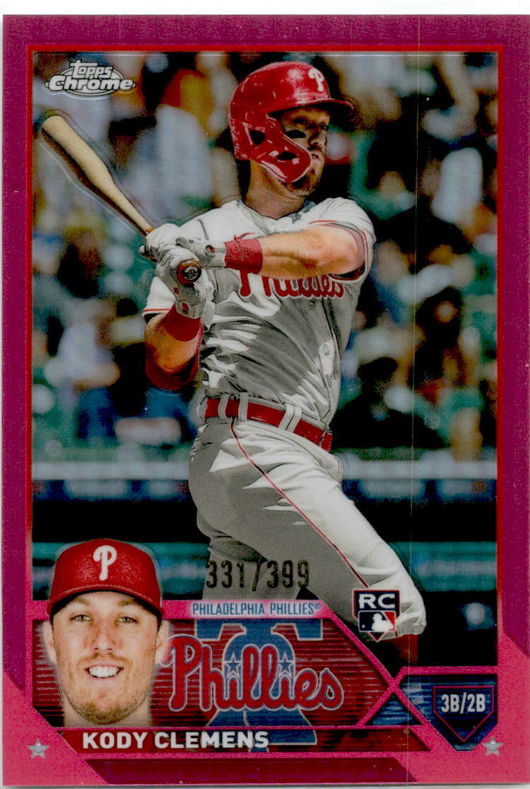 2023 Topps Chrome  Magenta Refractor #135 Kody Clemens  331/399  Philadelphia