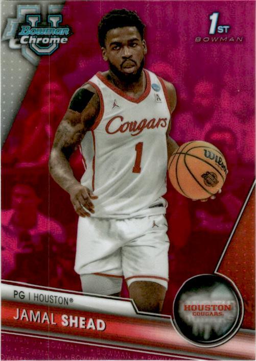 2023-24 Bowman University Chrome Pink #30 Jamal Shead