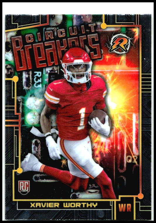 2024 Topps Resurgence Circuit Breakers #CB-3 Xavier Worthy Kansas City Chiefs