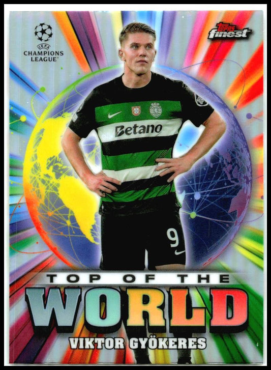 2024-25 Topps Finest UEFA Top of the World #TW-23 Viktor Gyokeres