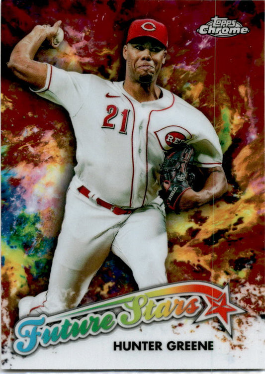2023 Topps Chrome Future Stars #FS-3 Hunter Greene Cincinnati Reds