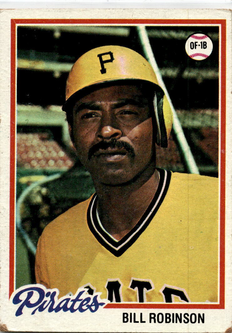 1978 Topps #455 Bill Robinson Pittsburgh Pirates
